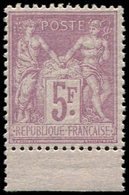 ** TYPE SAGE - 95    5f. Violet Sur Lilas, Bdf, Très Bien Centré, TTB - 1876-1878 Sage (Type I)