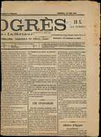 Let TYPE SAGE SUR LETTRES - N°87 Obl. TYPO Sur Journal LE PROGRES Du 23/6/82, TB - 1877-1920: Semi-moderne Periode