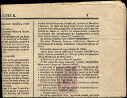 Let JOURNAUX -  10 : 5c. Lilas Obl. TYPO S. L'ANNONCIATEUR De 1869, TB - Giornali