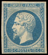 (*) ESSAIS -  13B : 10c. Bleu T II, Papier Carton, TB - Autres & Non Classés