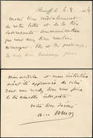 Let LETTRES SANS TIMBRE ET DOCUMENTS DIVERS - Carte Autographe Du Comte Albert De Mun (1841-1914) Datée Du 6/8/1904, TB - Autres & Non Classés