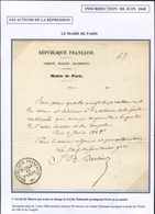 Let LETTRES SANS TIMBRE ET DOCUMENTS DIVERS - Bon Pour 90 Rations De Vivres Pour La Garde Nationale, Daté Du 3/6/48, Cac - Other & Unclassified