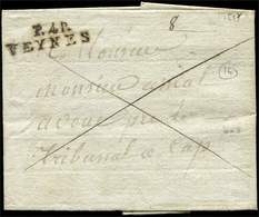 Let OBLITERATIONS PAR DEPARTEMENTS - 4/HAUTES ALPES MP P4P/VEYNES Sur LAC Du 6/1/1817, TB - 1849-1876: Classic Period