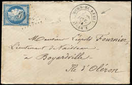 Let LETTRES ET OBLITERATIONS D'ALGERIE - N°60A Obl. GC 5044 S. Env., Càd MERS-EL-KEBIR 28/1/71, TB - 1849-1876: Classic Period