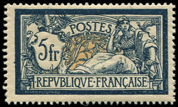 ** EMISSIONS DU XXème SIECLE - 123   Merson,  5f. Bleu Et Chamois, Nuance Foncée, Bien Centré, TB - Unused Stamps