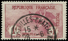 EMISSIONS DU XXème SIECLE - 154   1ère Série Orphelins,  1f. + 1f. Carmin, Obl. Càd VERSAILLES CHATEAU 28/6/( ), TB. J - Unused Stamps