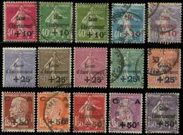 EMISSIONS DU XXème SIECLE - 246/48, 249/51, 253/55, 266/68 Et 275/77, Les 5 Séries Amortissement, Obl., TB - Unused Stamps