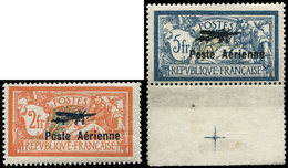 ** POSTE AERIENNE - 1/2 2f. Et 5f, TB - 1927-1959 Mint/hinged