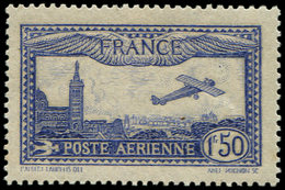 ** POSTE AERIENNE - 6b  Vue De Marseille, 1f.50 Outremer VIF, TB. C - 1927-1959 Neufs