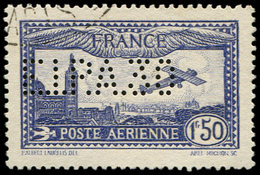 POSTE AERIENNE - 6c  1f.50 Outremer, E.I.P.A. 30, Oblitéré, TB. C - 1927-1959 Mint/hinged