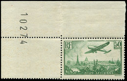 ** POSTE AERIENNE - 14  50f. Vert-jaune, Cdf, TB - 1927-1959 Neufs