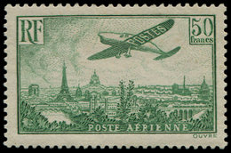 * POSTE AERIENNE - 14  50f. Vert-jaune, TB - 1927-1959 Nuovi