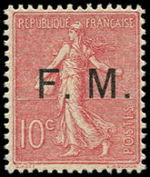 ** FRANCHISE MILITAIRE - 4    10c. Rose, Bien Centré, TB - Military Postage Stamps