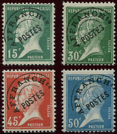 ** PREOBLITERES - 65/68 Pasteur, TB - 1893-1947