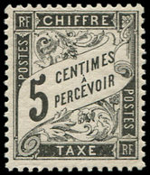 ** TAXE - 14   5c. Noir, TB - 1859-1959 Lettres & Documents