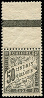 ** TAXE - 20  50c. Noir, Bdf, TB - 1859-1959 Lettres & Documents