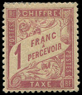 * TAXE - 39   1f. Rose Sur Paille, TB - 1859-1959 Covers & Documents