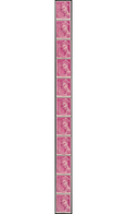 ** ROULETTES - 35  Mercure, 70c. Lilas-rose, BANDE De 11, TB - Roulettes