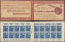 CARNETS (N°Cérès Jusqu'en1964) - 146a Jeanne D'Arc, 50c. Bleu, N°257, T I, S. 166-B, REINE Des MONTRES, R Brisé En Case - Other & Unclassified