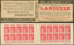 CARNETS (N°Cérès Jusqu'en1964) - 179  Paix, 50c. Rouge, N°283, T I, S. 277, LAROUSSE, N°15305, Daté 19/12/32, Un Ex. Gra - Altri & Non Classificati