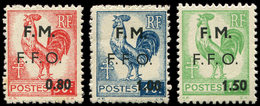 ** TIMBRES DE LIBERATION - COGNAC 1/3 : La Série, TB - Liberazione