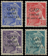 * TIMBRES DE LIBERATION - GAP 1M/4M : La Série, TB - Libération