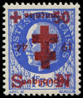 ** TIMBRES DE LIBERATION - PROVINS 45a : +50 Sur 1f50 Outremer, Surch. ROUGE Seule, TB. S. Mayer - Liberation