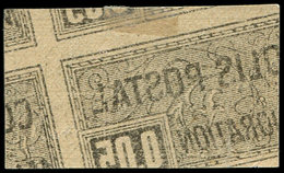 * COLIS POSTAUX - 23    0,05 Noir, Impression RECTO-VERSO (en Croix), NON DENTELE, TB, Cote Maury - Mint/Hinged