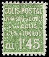 * COLIS POSTAUX - 99   1f45 Vert-jaune, TB - Mint/Hinged