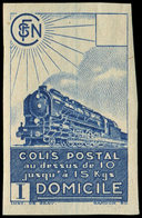 ** COLIS POSTAUX - 175 (3f90) Bleu, NON DENTELE, TB, Cote Maury (N°168) - Neufs