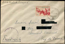 Let Spécialités Diverses - L.V.F. 6 : F + 1f. Rouge Obl. FELDPOST 11/3/44 Sur Env., Cachet Aigle 34206A, TB - Guerre (timbres De)