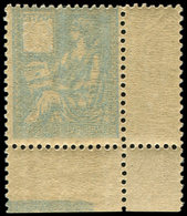 ** VARIETES - 114   Mouchon, 25c. Bleu, RECTO-VERSO, Cdf, TTB - Neufs