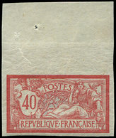 ** VARIETES - 119a  Merson, 40c. Rouge Et Bleu, NON DENTELE, Bdf, TTB - Nuovi