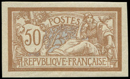 ** VARIETES - 120a  Merson, 50c. Brun Et Gris, NON DENTELE, TB - Nuovi