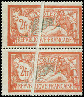 ** VARIETES - 145   Merson,  2f. Orange Et Vert-bleu, PAIRE Avec Superbe PLI ACCORDEON, TTB - Neufs