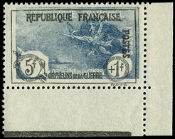 ** VARIETES - 232   3ème Série Orphelins,  5f. + 1f. Noir Et Bleu, Centre TRES DEPLACE, Cdf, TB, Cote Maury - Unused Stamps