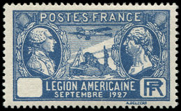 * VARIETES - 245b  Légion Américaine, (1f.50) Outremer, SANS La Valeur, Inf. Trace De Ch., TB - Unused Stamps