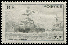 ** VARIETES - 752   Oeuvres De La Marine, Impression DEPOUILLEE, TB - Neufs