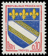 ** VARIETES - 1353b  Troyes, Rouge, Bleu Et Jaune, TB - Nuovi