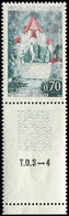 ** VARIETES - 1392A  Provins, Impression Du Fond DETRUITE, Bdf, TB. C - Neufs