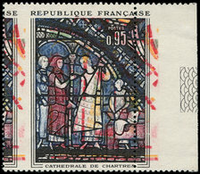 ** VARIETES - 1399   Cathédrale De Chartres, PIQUAGE à CHEVAL Et Teintes De Fond DECALEES, Bdf, TB - Nuovi