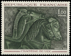 ** VARIETES - 1478   Cratère De Vix, Fond Gris UNICOLORE, TB. C - Unused Stamps