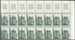 ** VARIETES - 1685   Riquewihr, Toit EFFACE Allant à Normal Dans Un BLOC De 16 Cdf, Superbe - Unused Stamps