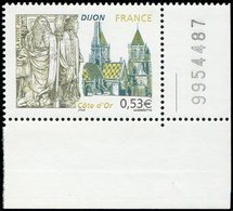 ** VARIETES - 3893a  Dijon, 0,53, SANS Le Brun, Cdf, TB. C - Unused Stamps