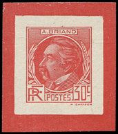 Collection Henri Cheffer - 291   A. Briand, Petite épreuve D'artiste En Rouge, TB - Ohne Zuordnung