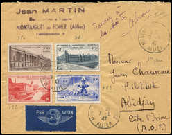 Let Collection Henri Cheffer - 780/83 Congrès De L'U.P.U., Obl. 1er Jour 7/5/47 Sur Env. Par Avion, TB - Unclassified