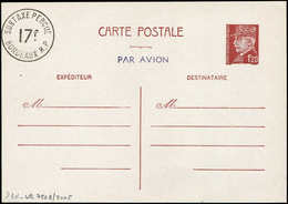 Let ENTIERS POSTAUX - Pétain, 1f20 Brun-rouge, CP N°D3d1, Cachet SURTAXE PERCUE/BORDEAUX R.P 17f., R Et TB - Autres & Non Classés