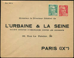 Let ENTIERS POSTAUX - Gandon, 6f. Rouge, Env. TSC N°I1b, L'URBAINE Et LA SEINE, Mod. 102 Bis, TB - Autres & Non Classés