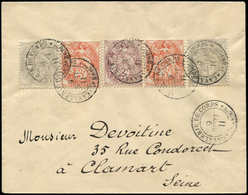 Let LETTRES DU XXe SIECLE - N°107 (2), 108, 109 (2) Obl. Càd CAVALERIE DE CORPS/1e BRIGADE 9/9/11 S. Env., TB - Storia Postale