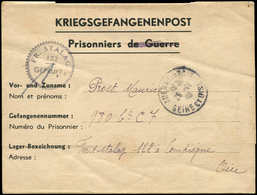 Let Guerre 1939/1945 - Formule Kriegsgefangenenpost Adressée à Un Détenu Au Camp De Compiègne Avec Censure FR.STALAG/122 - WW II